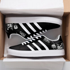 Xmal Deutschland Black Stan Smith Shoes