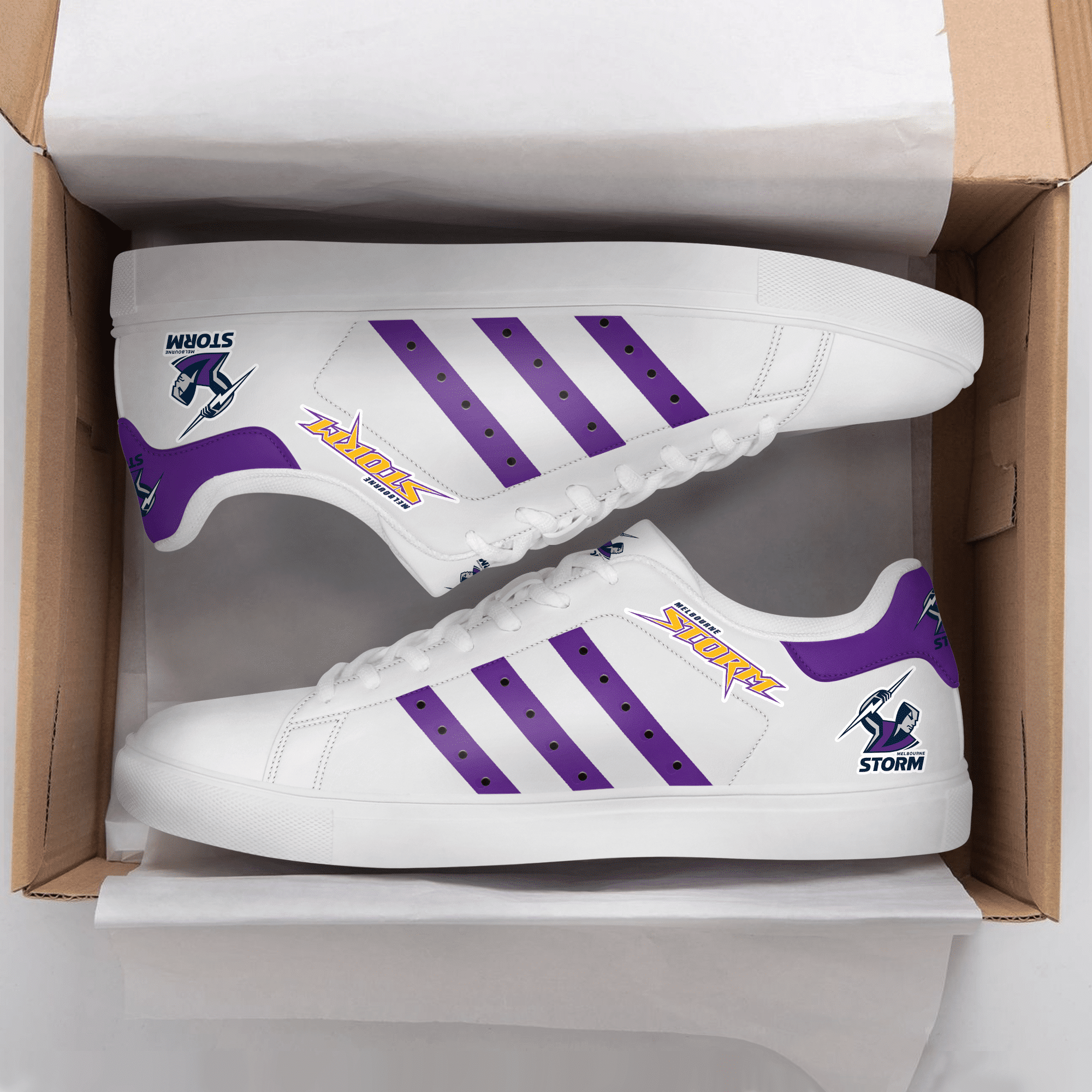Melbourne Storm Stan Smith Shoes 1 Melbourne Storm Stan Smith Shoes