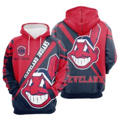 Cleveland Indians Hoodie Zip Hoodie 3D