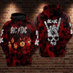ACDC Band Hoodie Zip Hoodie 3D
