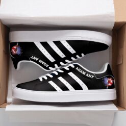 Adam And The Ants Black Stan Smith Shoes