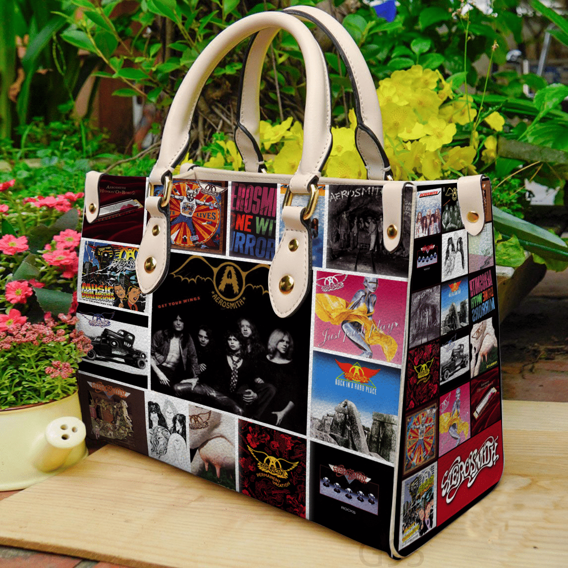 Aerosmith A0 Leather Handbag 1 Aerosmith A0 Leather Handbag