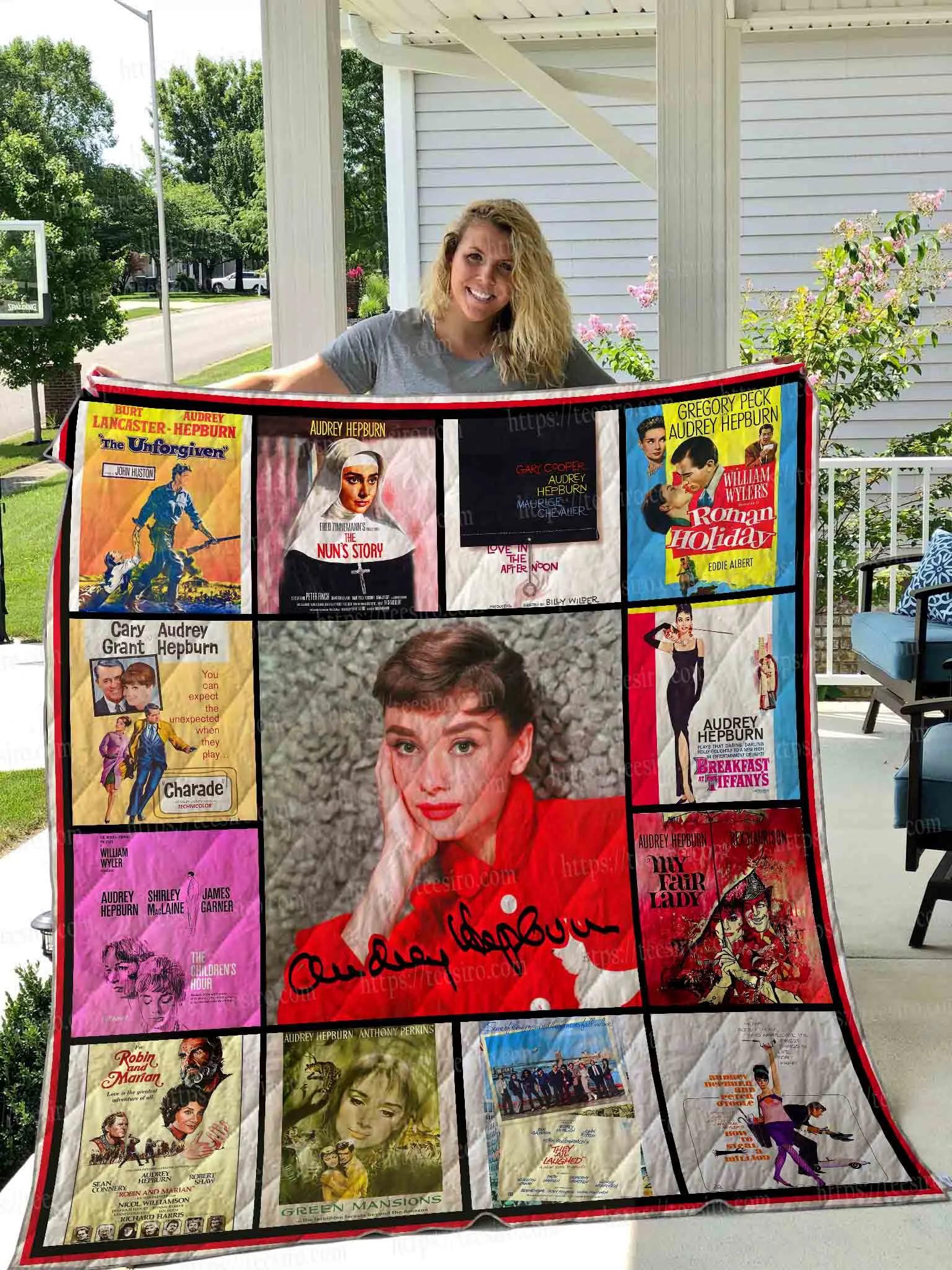 Audrey Hepburn 1 Blanket 1 Audrey Hepburn 1 Blanket