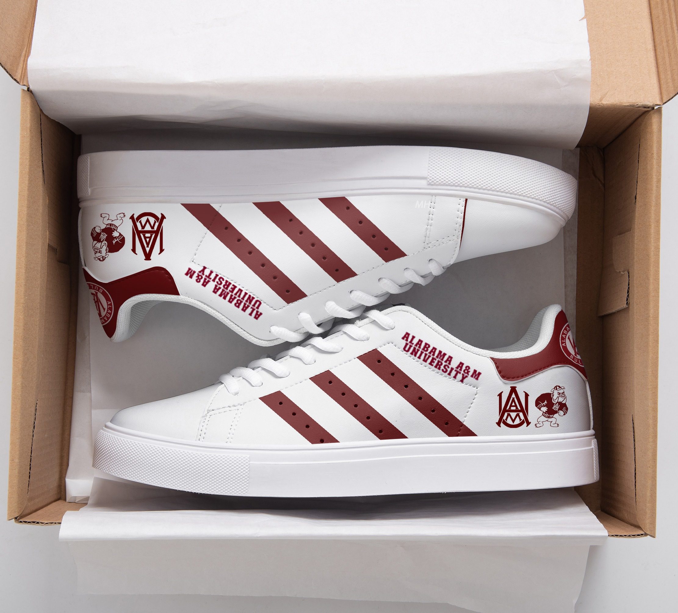 Alabama Crimson Tide 2 Stan Smith Shoes 1 Alabama Crimson Tide 2 Stan Smith Shoes