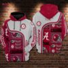Alabama Crimson Tide Hoodie Zip Hoodie 3D