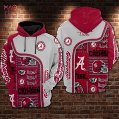 Alabama Crimson Tide Hoodie Zip Hoodie 3D