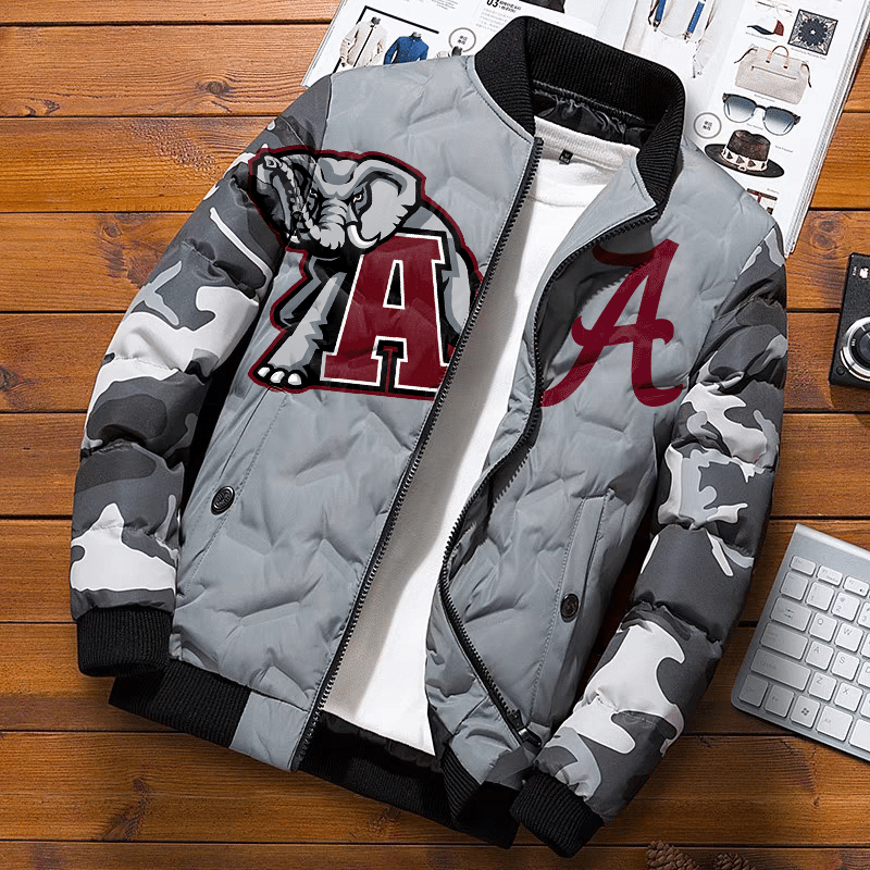 Alabama Crimson Tide Heavy Weight Jacket 1 Alabama Crimson Tide Heavy Weight Jacket