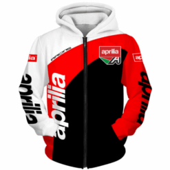 Aprilia Hoodie Zip Hoodie 3D