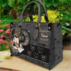 Mickey Mouse 02 Leather Handbag