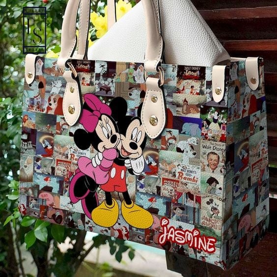 Mickey Mouse 05 Leather Handbag 1 Mickey Mouse 05 Leather Handbag