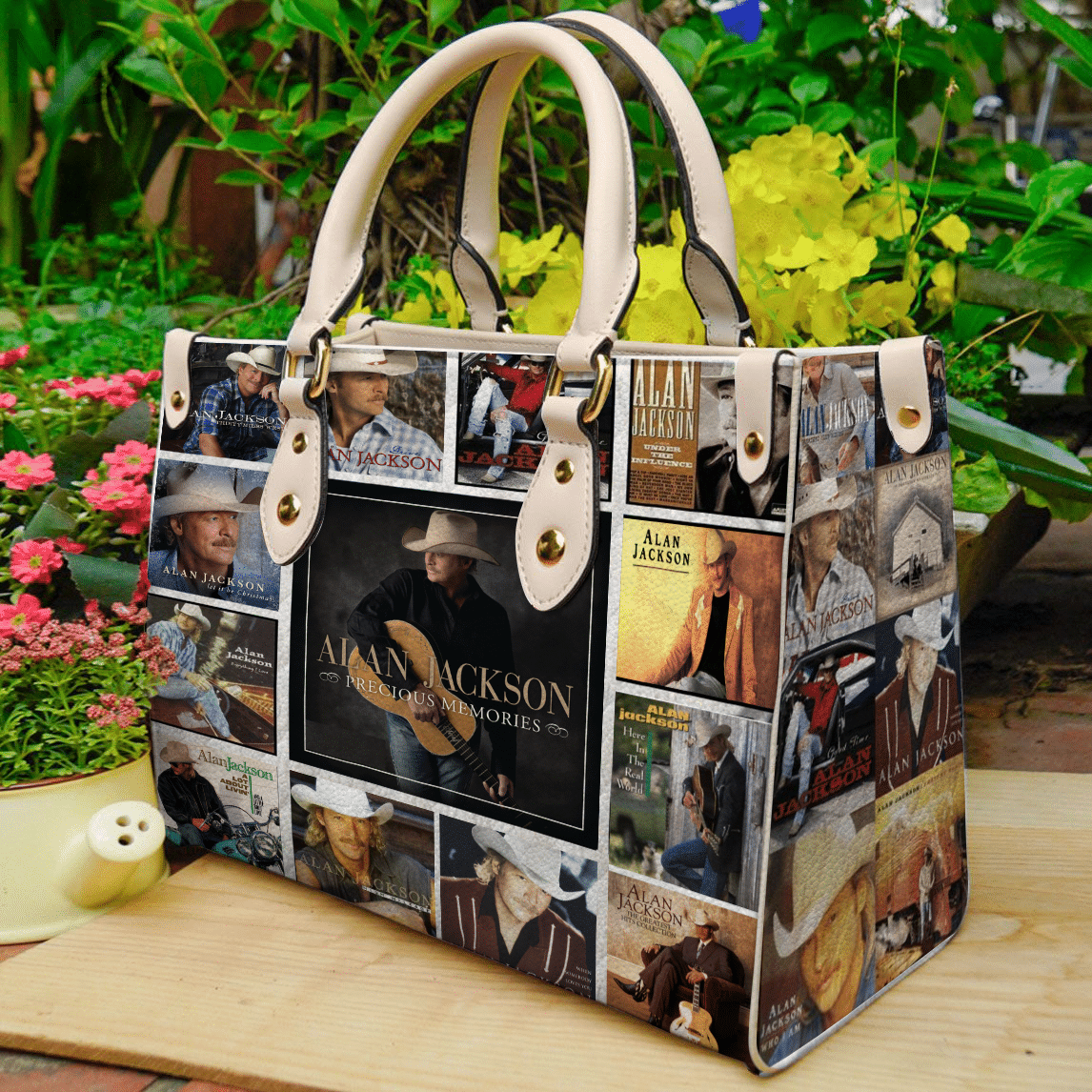 Alan Jackson Leather Handbag 1 Alan Jackson Leather Handbag