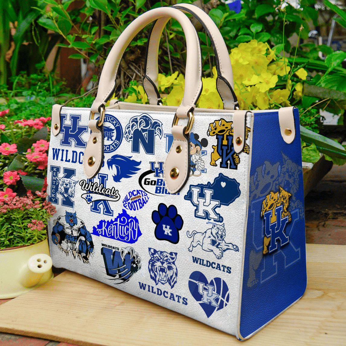 Kentucky Wildcats Leather Handbag 1 Kentucky Wildcats Leather Handbag