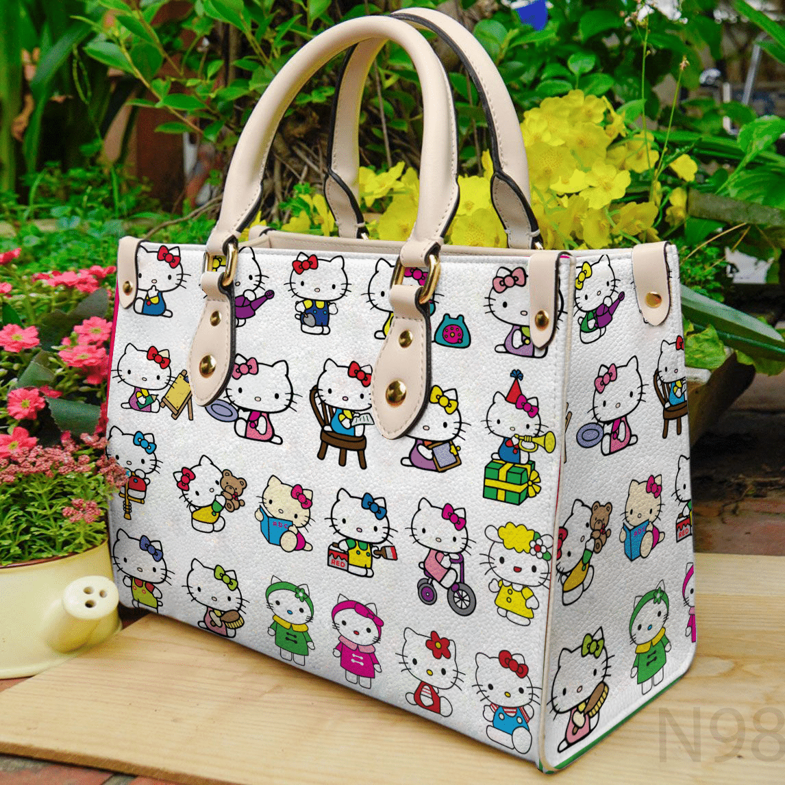Hello Kitty Lover Leather Handbag 1 Hello Kitty Lover Leather Handbag