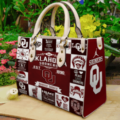 Oklahoma Sooners Lover Leather Handbag