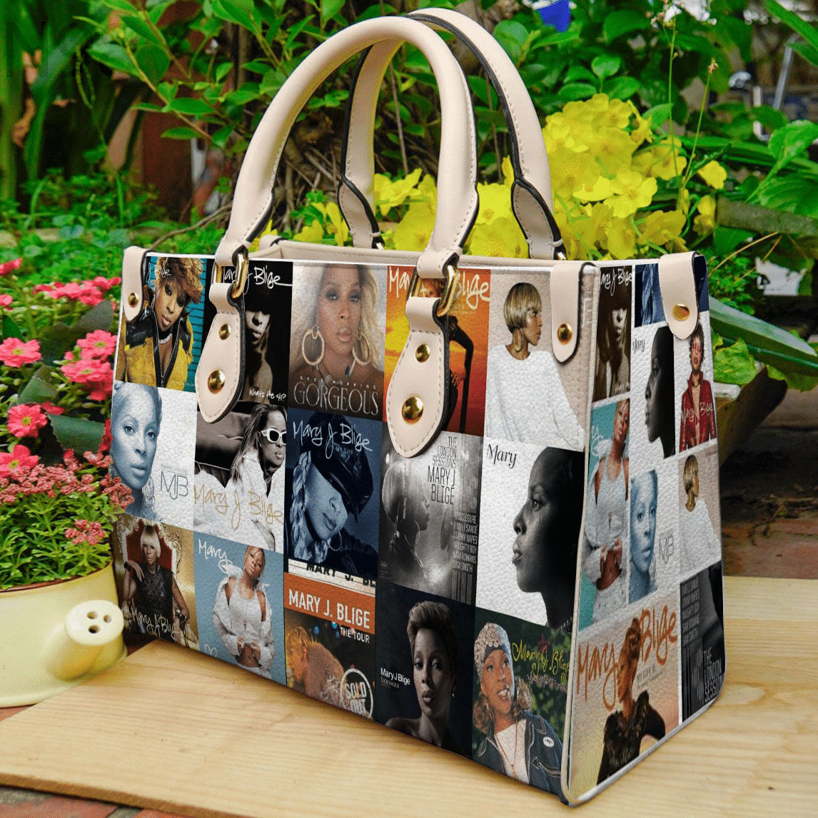 Mary J Blige Lover Leather Handbag 1 Mary J Blige Lover Leather Handbag
