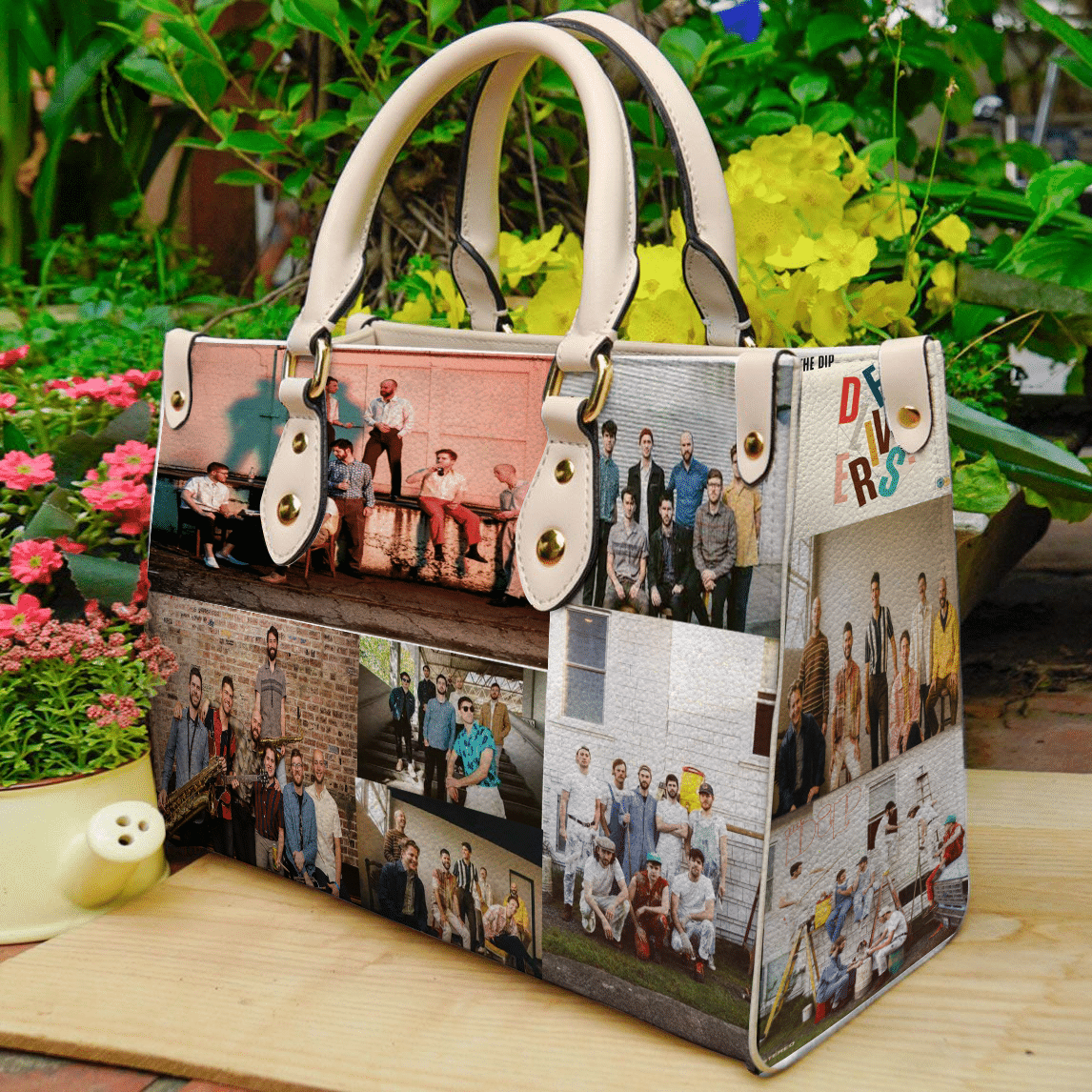 The Dip Band Leather Handbag 1 The Dip Band Leather Handbag