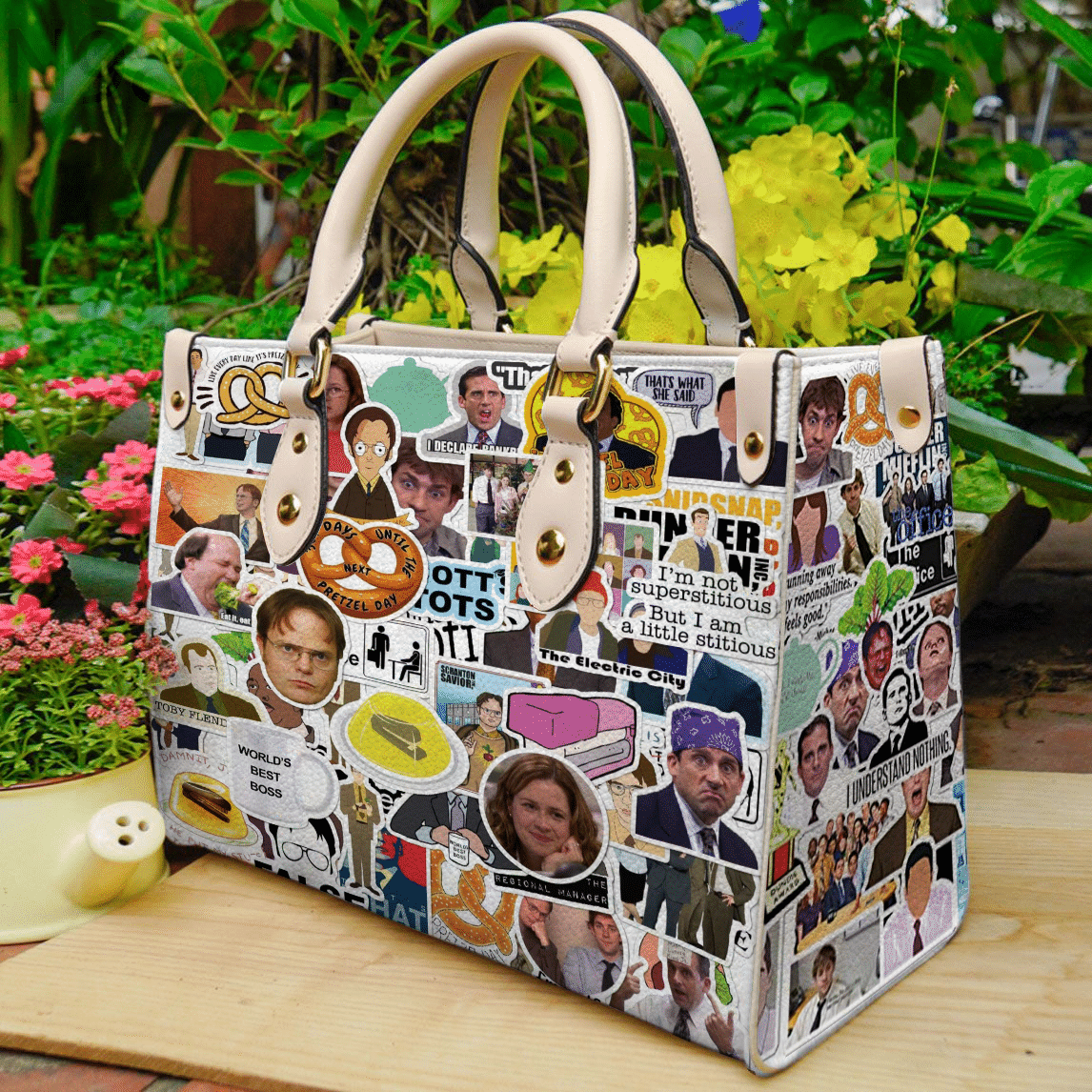 The Office Leather Handbag 1 The Office Leather Handbag