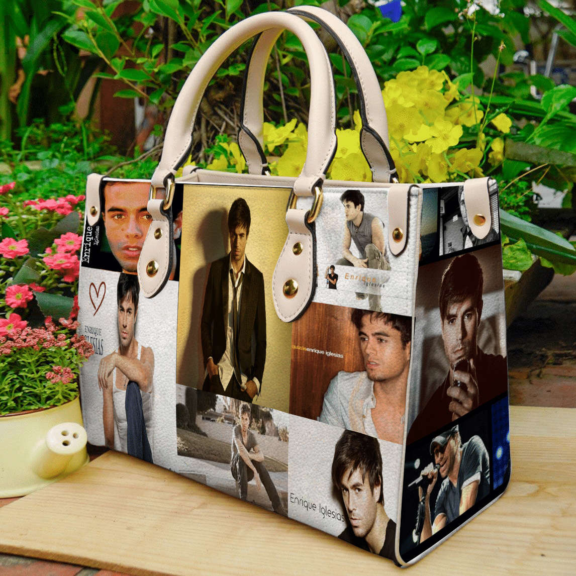 Enrique Iglesias Lover Leather Handbag 1 Enrique Iglesias Lover Leather Handbag
