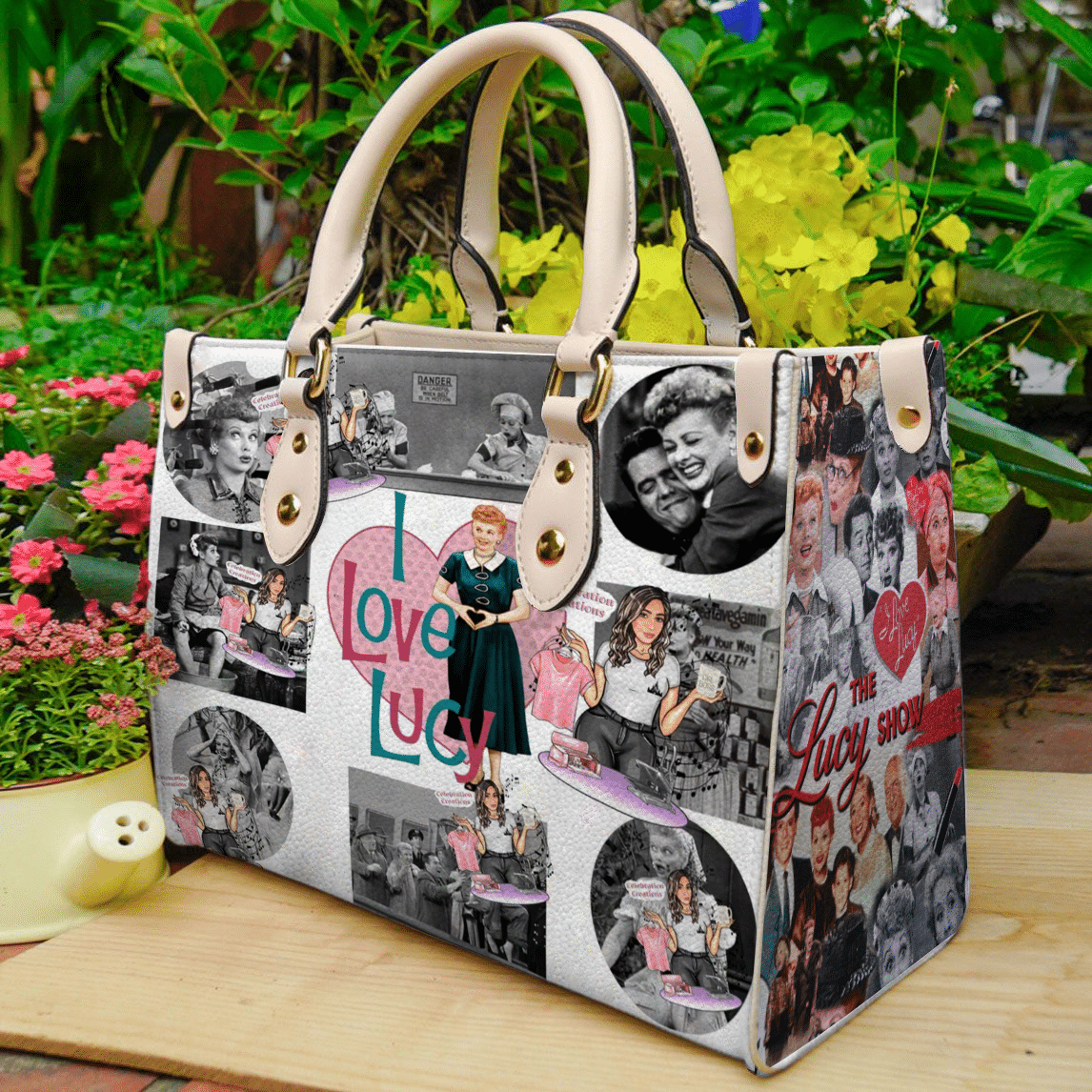 I Love Lucy Leather Handbag 1 I Love Lucy Leather Handbag