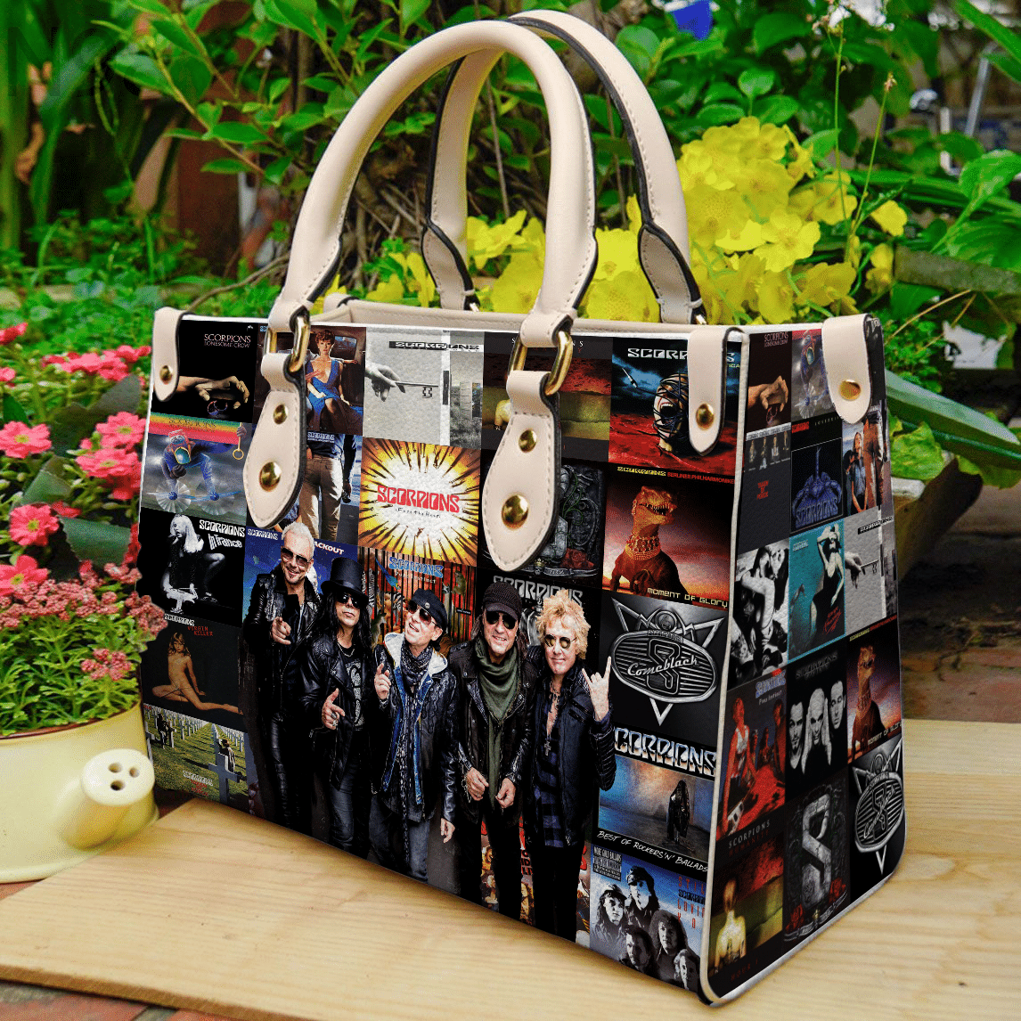 Scorpions Leather Handbag 1 Scorpions Leather Handbag