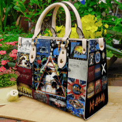 Def Leppard Leather Handbag