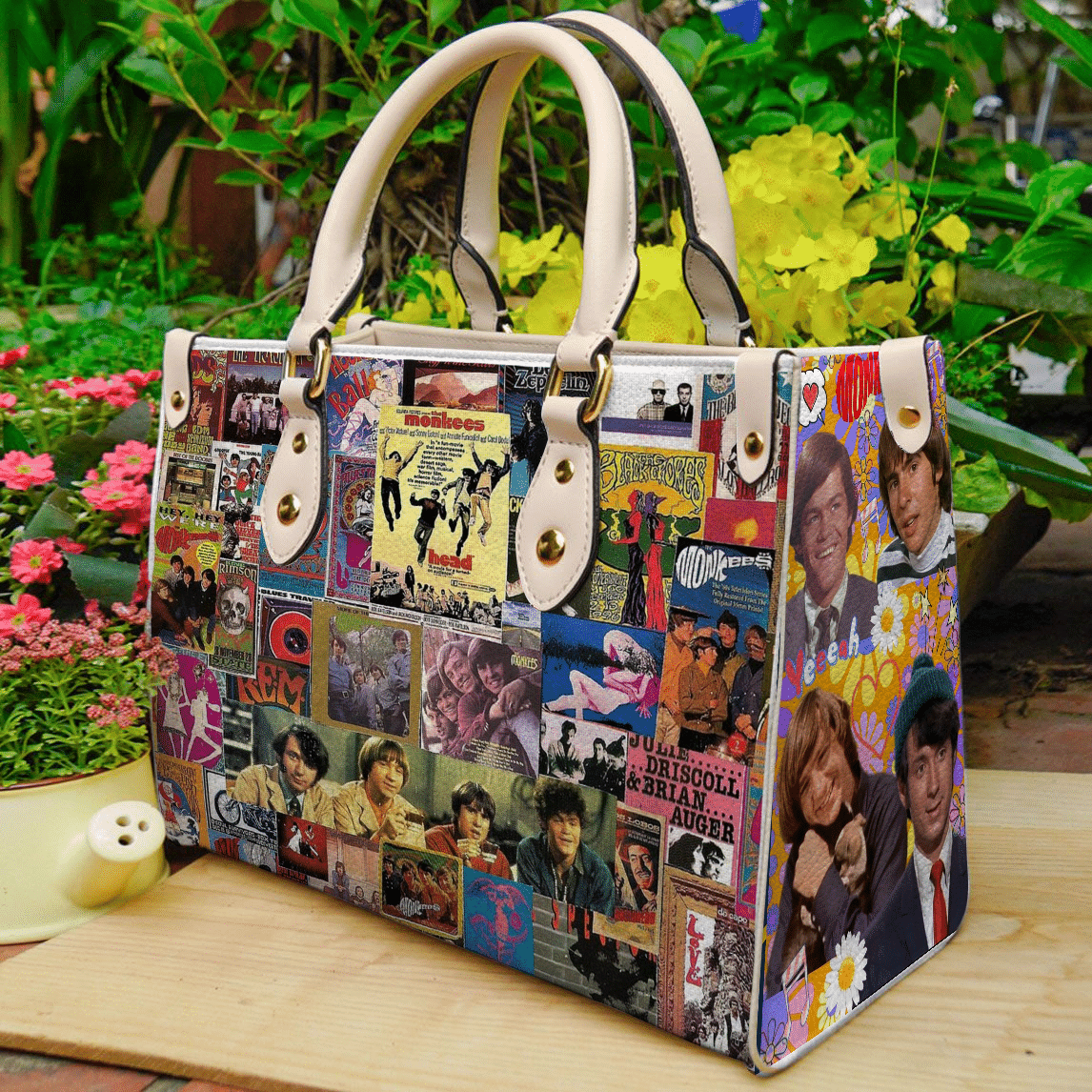 The Monkees Leather Handbag 1 The Monkees Leather Handbag