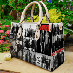 Foo Fighters Leather Handbag