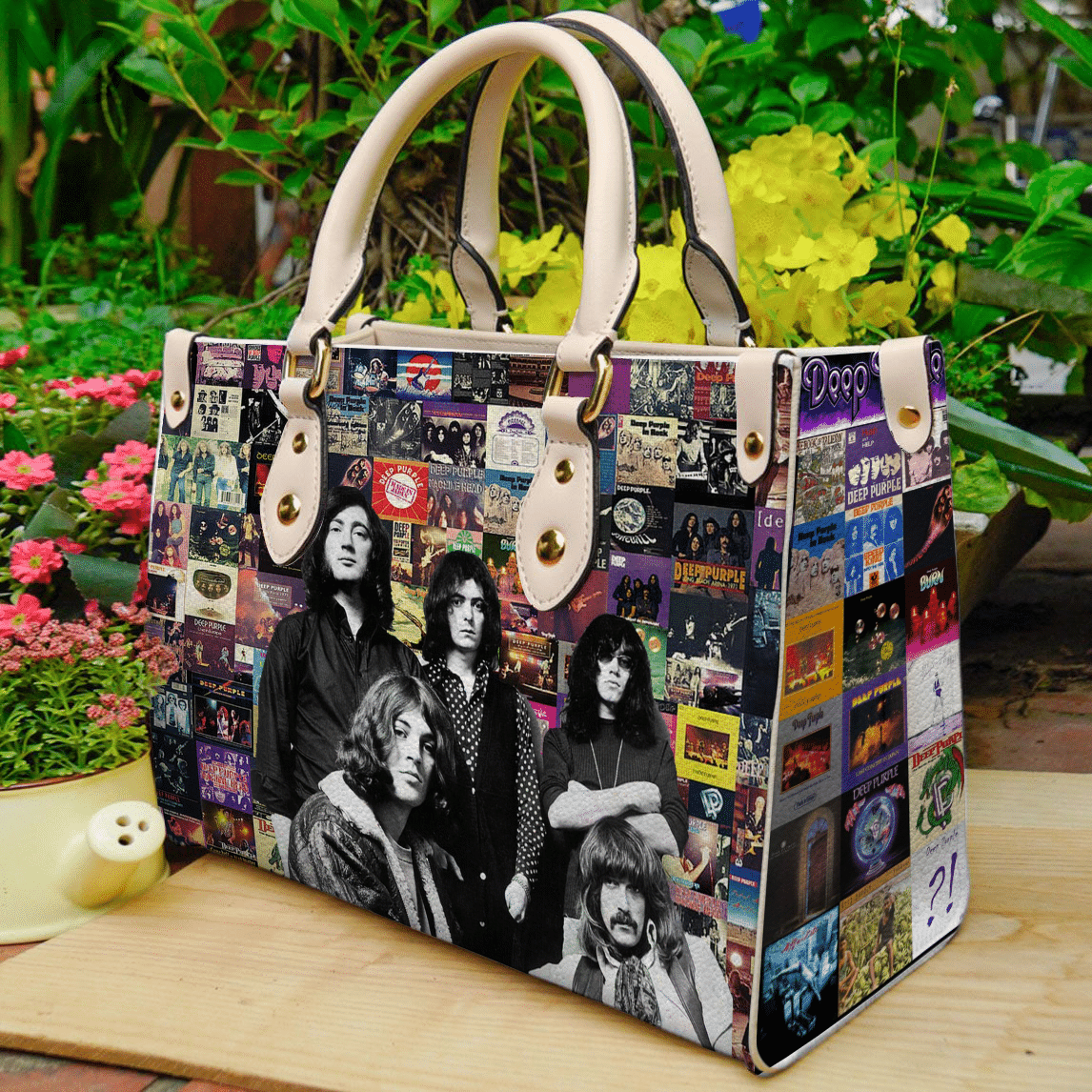 Deep Purple Lover Leather Handbag 1 Deep Purple Lover Leather Handbag