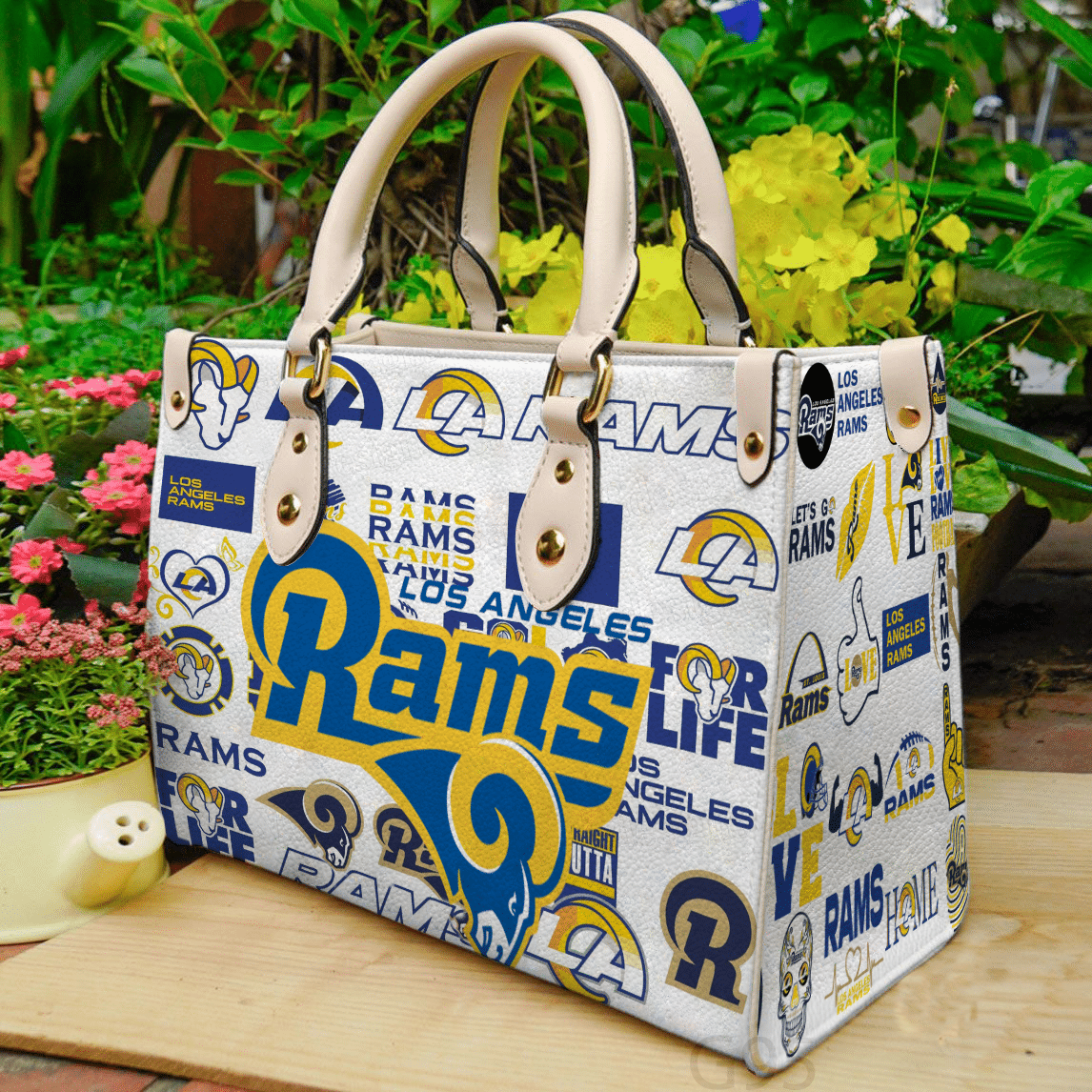 Los Angeles Rams I0 Leather Handbag 1 Los Angeles Rams I0 Leather Handbag