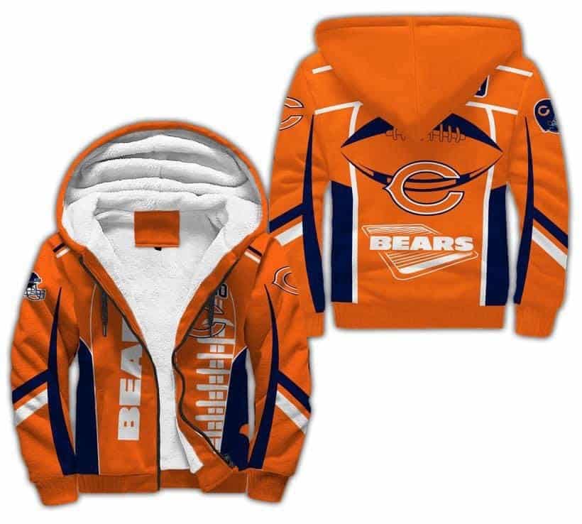 Chicago Bears Lover Fleece Jacket 1 Chicago Bears Lover Fleece Jacket