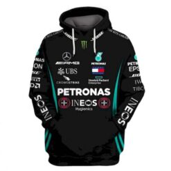 Mercedes-amg Petronas Hoodie Zip Hoodie 3D