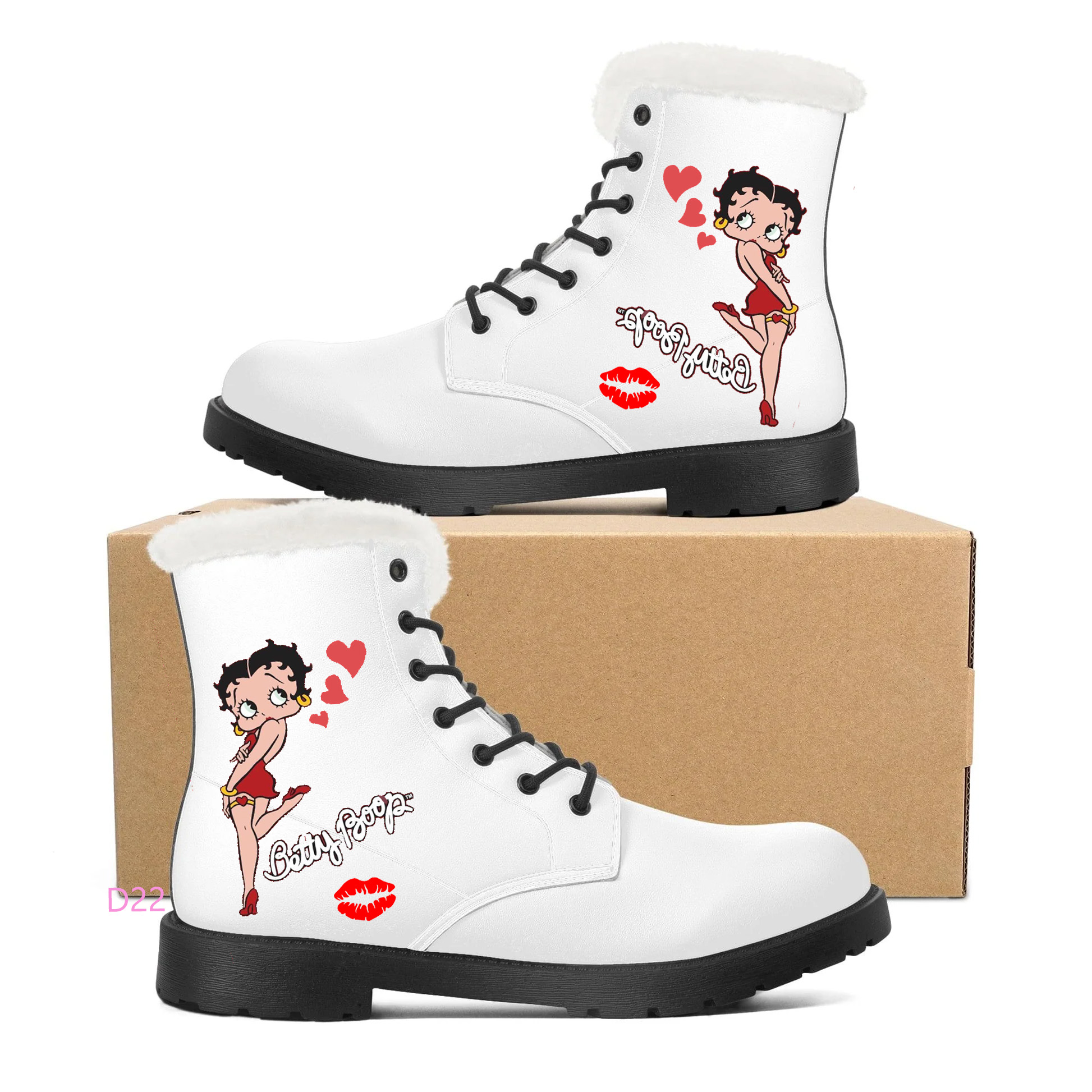 Betty Boop Leather Boots 1 Betty Boop Leather Boots