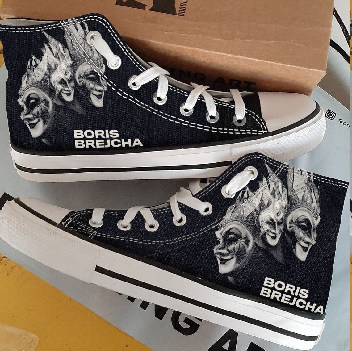 Boris Brejcha High Top Shoes 1 Boris Brejcha High Top Shoes