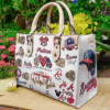 Atlanta Braves Leather Handbag