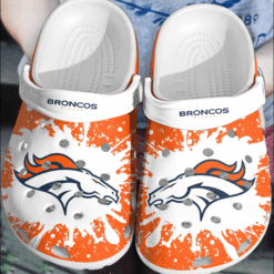 Denver Broncos Soft Clogs