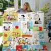 Snoopy Love 2 Blanket