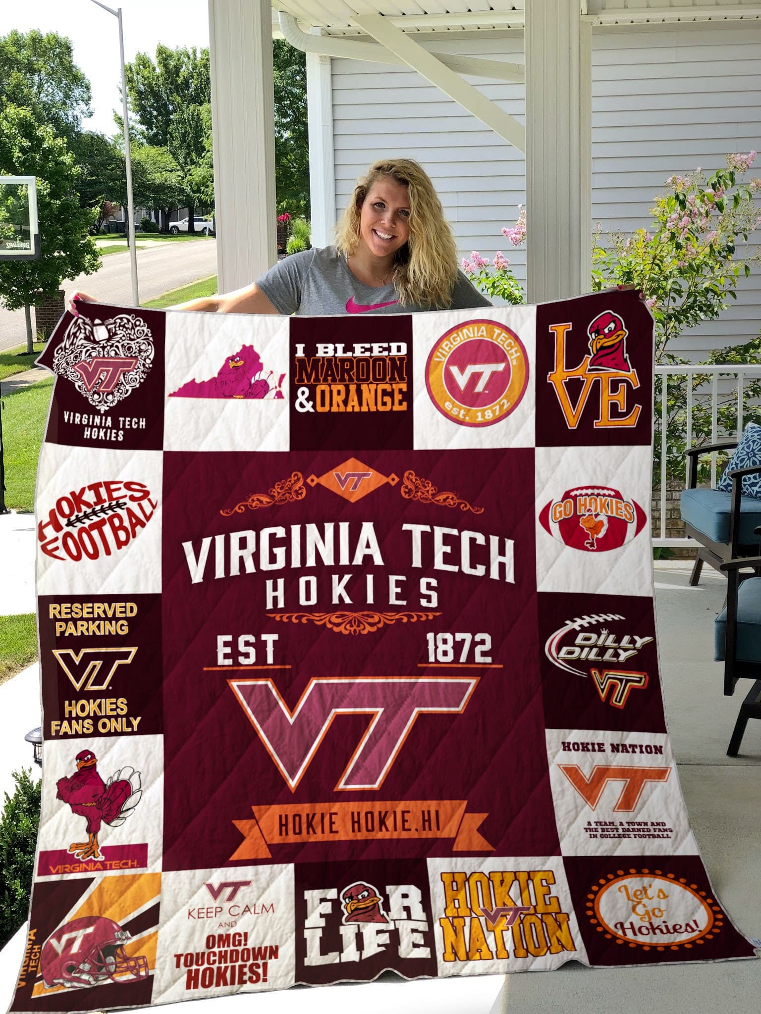 Virginia Tech Blanket 1 Virginia Tech Blanket