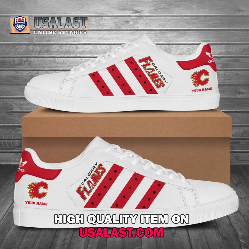 Calgary Flames 3 Stan Smith Shoes 1 Calgary Flames 3 Stan Smith Shoes