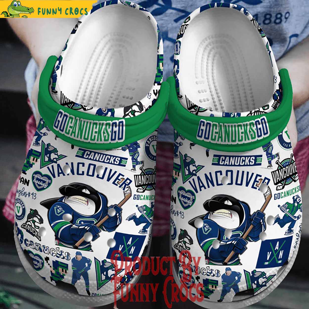 Vancouver Canucks Soft Clogs 1 Vancouver Canucks Soft Clogs