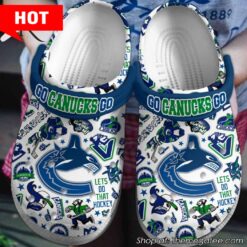 Vancouver Canucks Soft 2 Soft Clogs