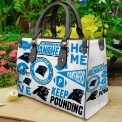 Carolina Panthers 2 Leather Handbag