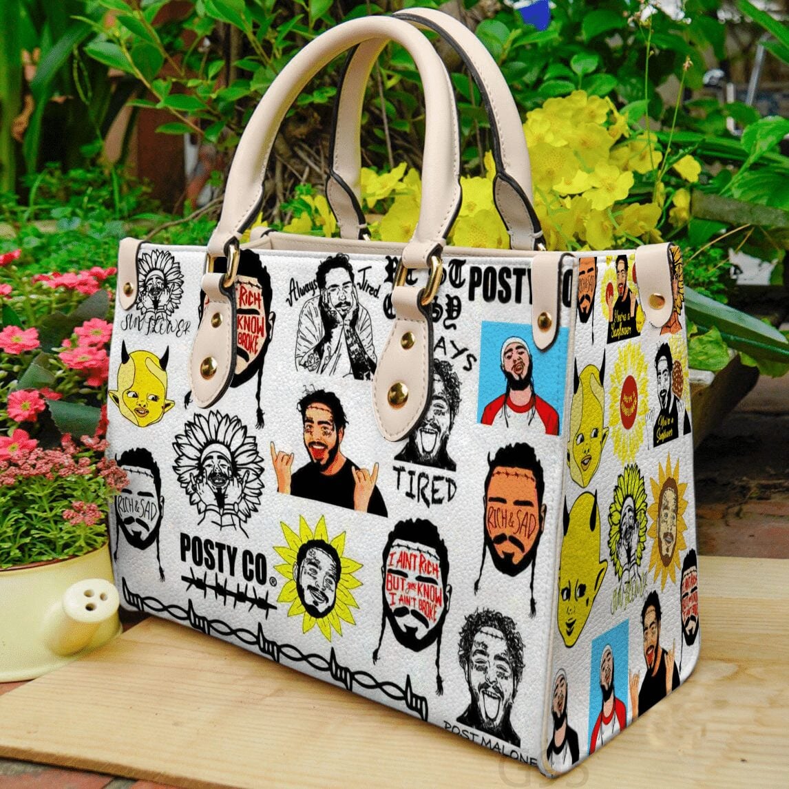 Post Malone Leather Handbag 1 Post Malone Leather Handbag