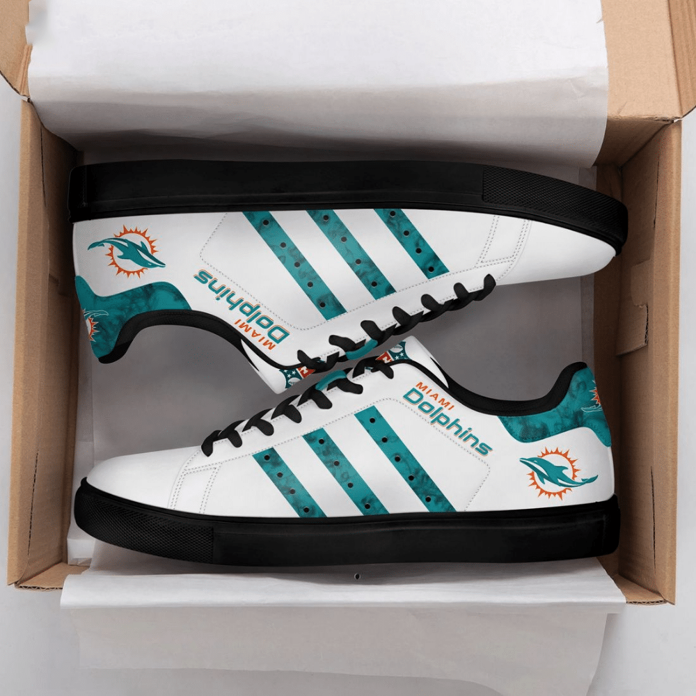Miami Dolphins 4 Stan Smith Shoes 1 Miami Dolphins 4 Stan Smith Shoes