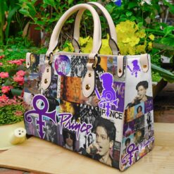 Prince Purple 1 Leather Handbag