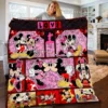 Mickey Love Minnie 05 Blanket