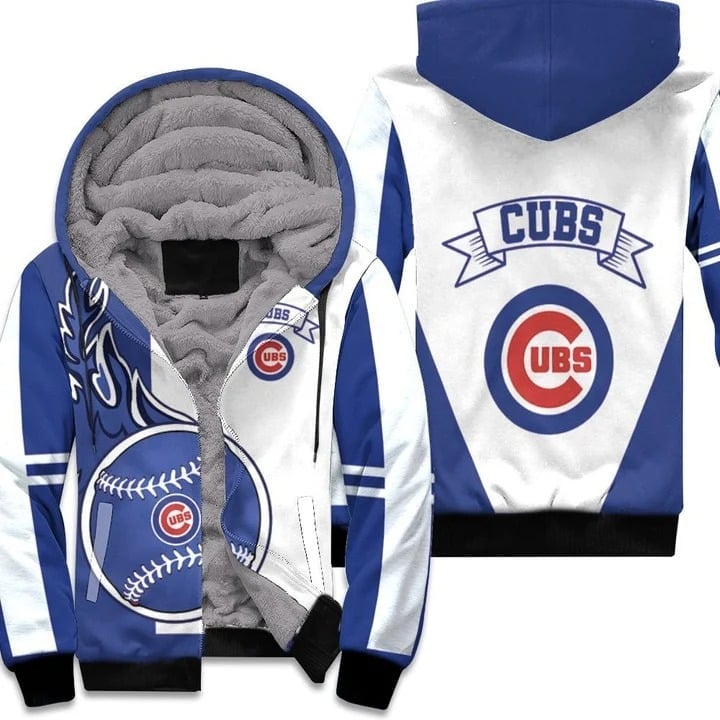 Chicago Cubs A1 Fleece Jacket 1 Chicago Cubs A1 Fleece Jacket