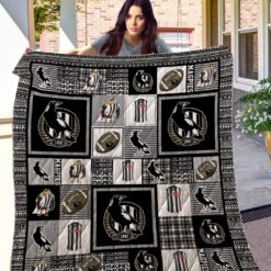 Collingwood Magpies Blanket