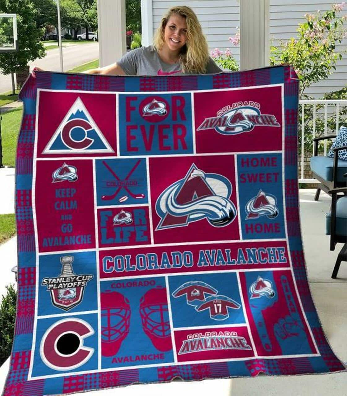 Colorado Avalanche Lover Blanket 1 Colorado Avalanche Lover Blanket