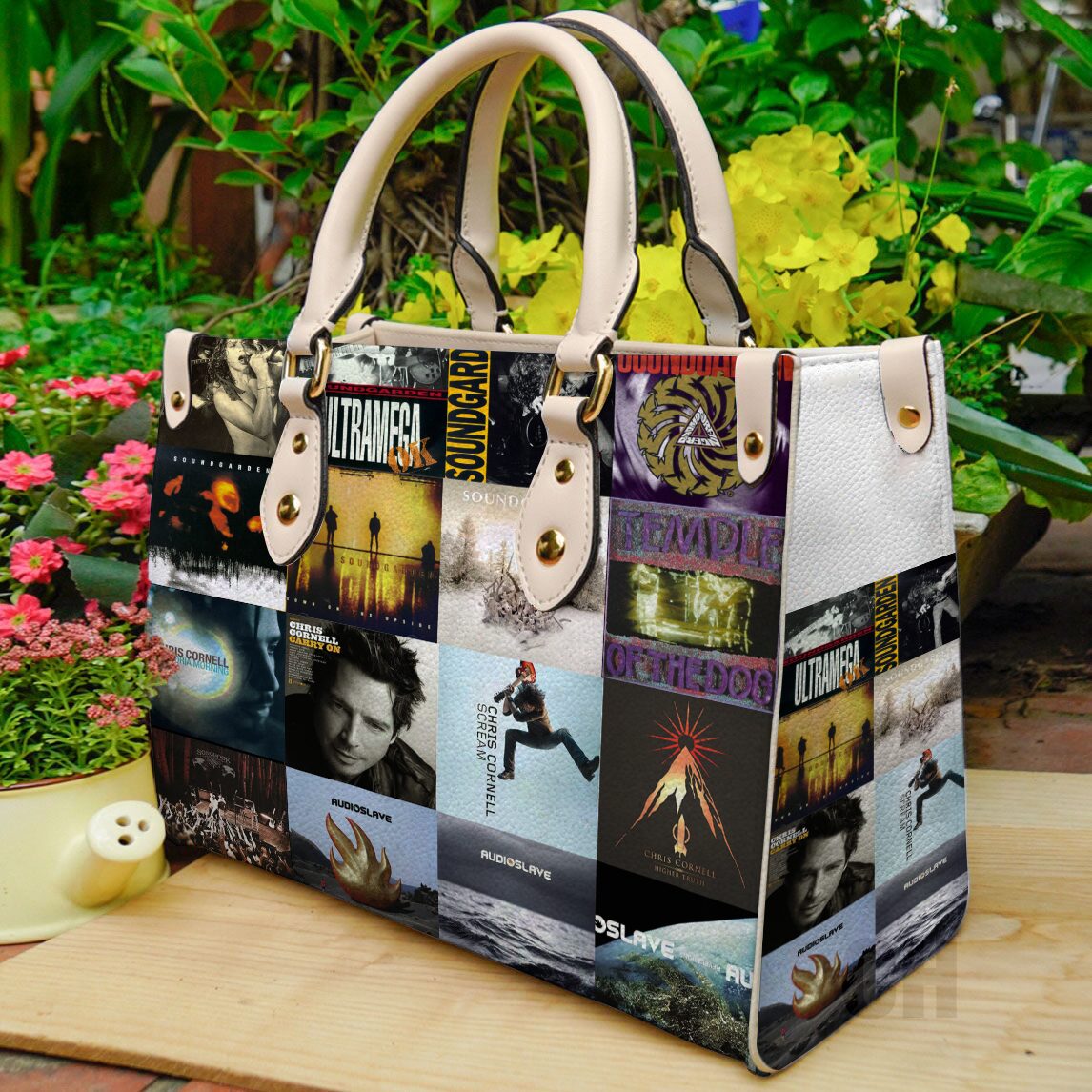 Chris Cornell 1 Leather Handbag 1 Chris Cornell 1 Leather Handbag