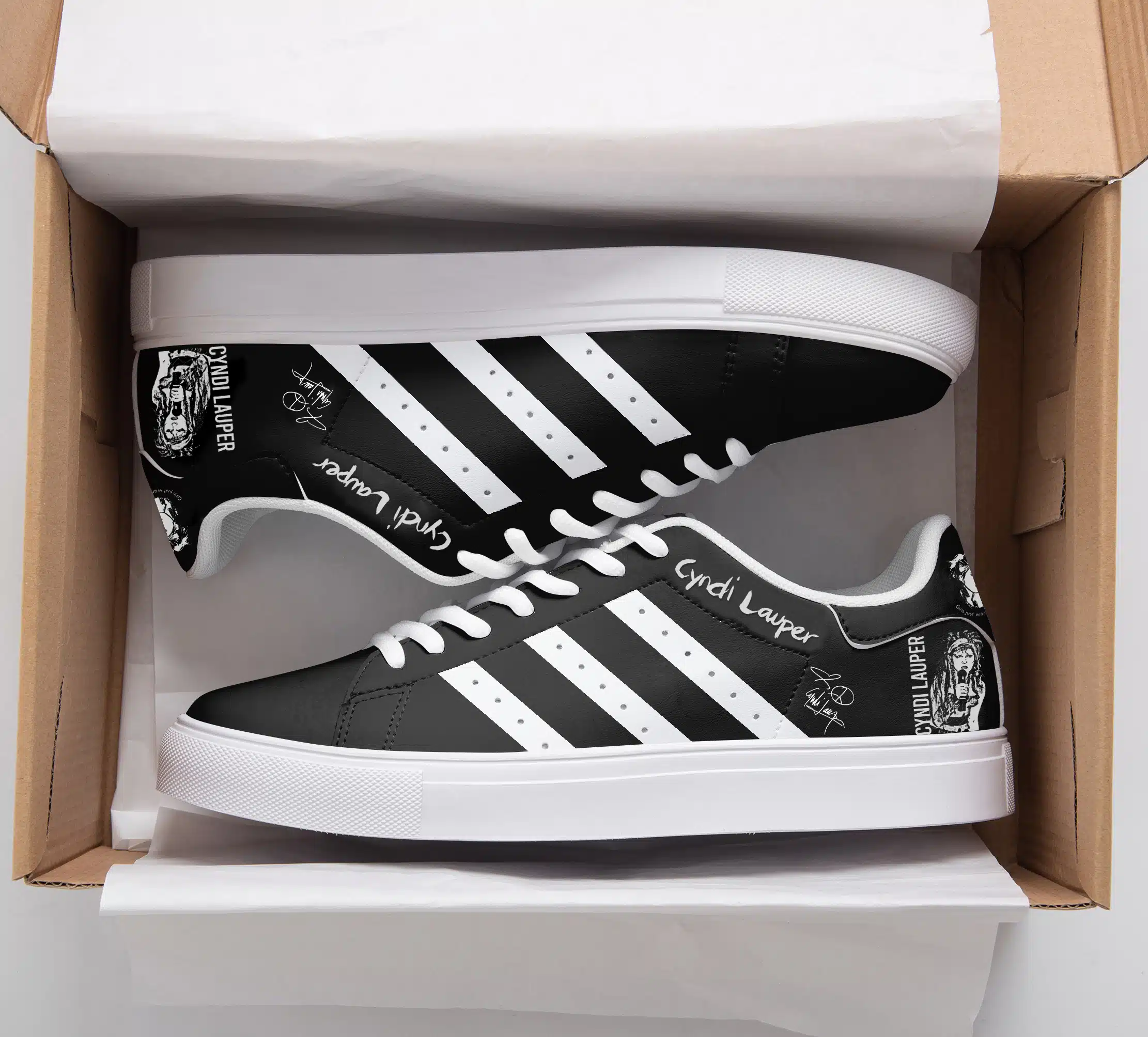 Cyndi Lauper 2 Stan Smith Shoes 1 Cyndi Lauper 2 Stan Smith Shoes